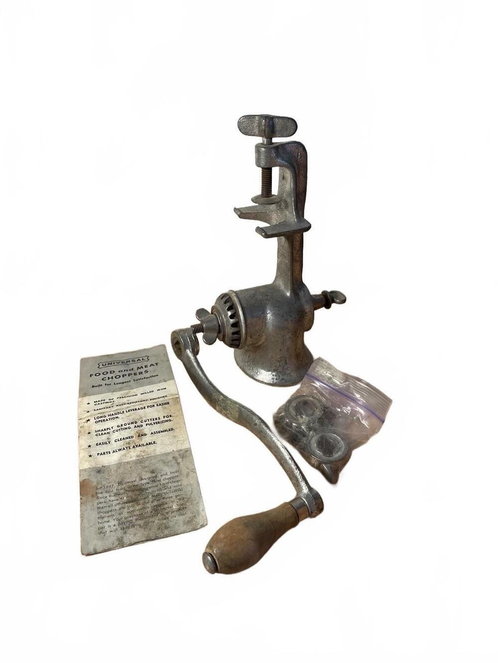 Vintage Universal No 2 food and meat chopper grinder